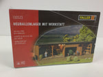 Faller 130523 HO/OO Gauge Hay Bale Store with Workshop Kit III