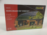 Faller 130523 HO/OO Gauge Hay Bale Store with Workshop Kit III