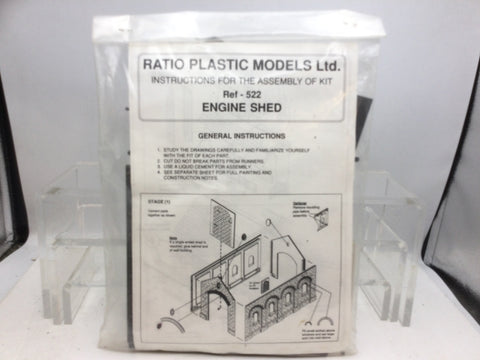 Ratio 522 OO Gauge Engine Shed Kit (No Box)