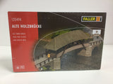 Faller 120494 HO/OO Gauge Old Timber Bridge Kit