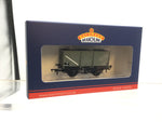 Bachmann 37-450C OO Gauge 16T Steel Slope-Sided Mineral Wagon Rivetted Doors BR Grey
