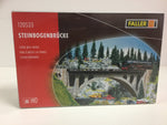 Faller 120533 HO/OO Gauge Stone Arch Bridge 355mm Kit I