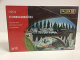 Faller 120533 HO/OO Gauge Stone Arch Bridge 355mm Kit I