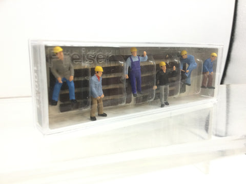 Preiser 10034 HO/OO Gauge Sleeper Layers (6) with Sleepers Exclusive Figure Set (A)