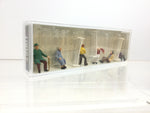 Preiser 10027 HO/OO Gauge Couples on Benches (3x2) Exclusive Figure Set (B)