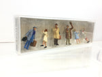 Preiser 10028 HO/OO Gauge Arriving Passengers (6) Exclusive Figure Set (B)