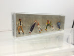 Preiser 10074 HO/OO Gauge Roller Skaters (4) Skateboarders (2) Excl Figure Set