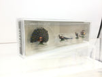 Preiser 10166 HO/OO Gauge Peacocks (3) and Turkey Exclusive Figure Set