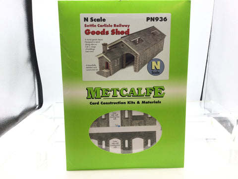Metcalfe PN936 N Gauge Settle & Carlisle Goods Shed Card Kit