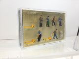 Preiser 10255 HO/OO Gauge Delivery Men (6) with Accessories Exclusive Figure Set
