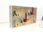 Preiser 10294 HO/OO Gauge Warehousemen (5) w/Pallet Trucks Exclusive Figure Set