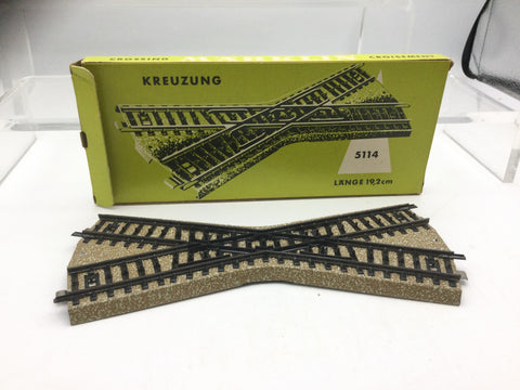 Marklin 5114 HO Gauge M Track Diamond Crossing