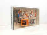 Preiser 10347 HO/OO Gauge Roadworkers (4) and Accessories Exclusive Figure Set