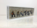 Preiser 10351 HO/OO Gauge Seated Industrial Workers (6) Exclusive Figure Set