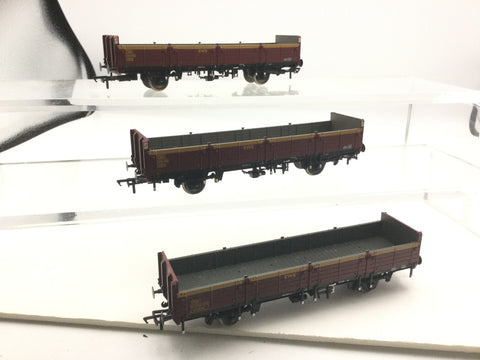 Bachmann 38-040/38-040A OO Gauge EWS OBA Wagon x3