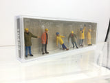Preiser 10423 HO/OO Gauge Workers in Protective Clothing (6) Excl Figure Set