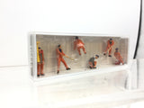 Preiser 10444 HO/OO Gauge Track Maintenance Crew (6) Exclusive Figure Set