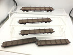 Bachmann 38-152 OO Gauge EWS BDA Bolster Wagon x5