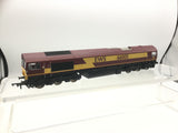 Hornby R3777 OO Gauge EWS Class 66 No 66005
