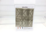 Scale Model Scenery LX001 OO Gauge Five Bar Gates (x3) Laser Cut Kit