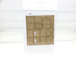 Scale Model Scenery LX154 OO Gauge Garden Sheds Laser Cut Kit