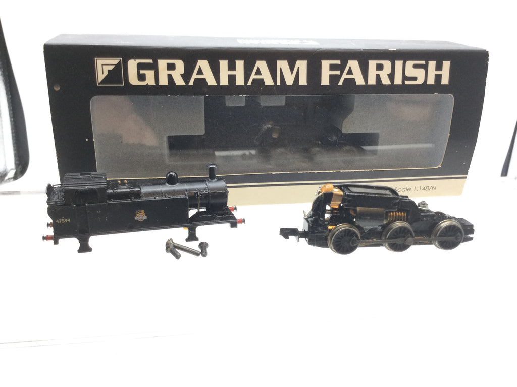 Graham Farish 370-076 N Gauge BR Class 3F Jinty 47594 (SPARES)