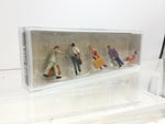 Preiser 10670 HO/OO Gauge Passengers at the Station (5) Exclusive Figure Set