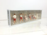 Preiser 10691 HO/OO Gauge Lifeguard Beach Rescue (5) Exclusive Figure Set