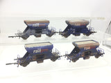 Roco HO Gauge Railpro Fccpps Ballast Wagon x4 (Weathered)(Lot 5)
