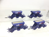 Roco HO Gauge Railpro Fccpps Ballast Wagon x4 (Lot 6)