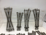 Job Lot of Peco OO Gauge Setrack Points and Crossings