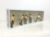 Preiser 10796 HO/OO Gauge US Sheriff Deputies (6) Exclusive Figure Set