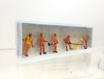 Preiser 14035 HO/OO Gauge Track Workers (5) Standard Figure Set