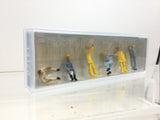 Preiser 14128 HO/OO Gauge Crane Personnel (6) Standard Figure Set