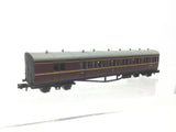 Dapol NC-006 N Gauge BR Maroon B Set Suburban Coach W6970W