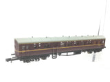 Dapol NC-010 N Gauge BR Maroon Autocoach W196W