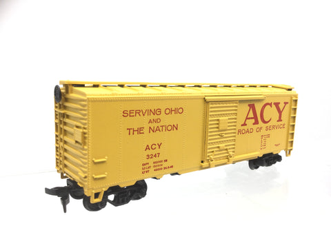 Athearn 1212 HO Gauge 40' Box Car Akron, Canton & Youngstown ACY3247