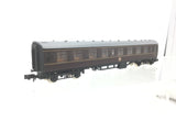 Graham Farish 0681 N Gauge BR Maroon Mk1 Corridor 2nd Coach M24583