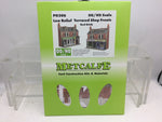 Metcalfe PO306 OO/HO Gauge Low Relief Shop Fronts (Brick) Card Kit