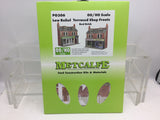 Metcalfe PO306 OO/HO Gauge Low Relief Shop Fronts (Brick) Card Kit