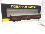 Graham Farish 374-586 N Gauge BR Maroon Hawksworth Full Brake Coach W310W