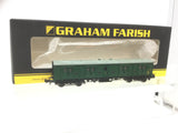 Graham Farish 374-631 N Gauge SR Bogie B Luggage Van BR(SR) Green