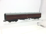 Graham Farish 374-860W N Gauge BR Maroon Thompson Full Brake Coach E10E