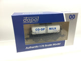 Dapol 4F-031-043 OO Gauge 6 Wheel Milk Tank Co-op 162