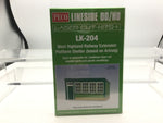 Peco LK-204 OO Gauge West Highland Platform Shelter Laser Cut Wood Kit