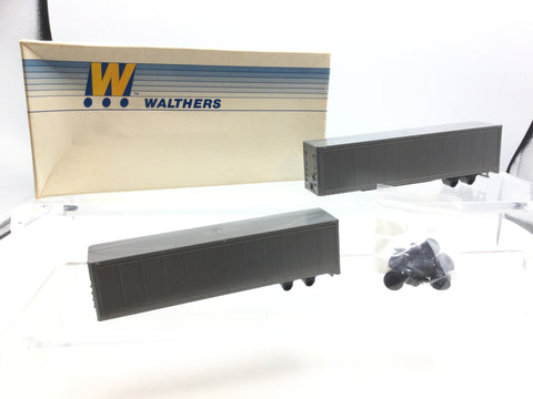 Walthers 933-1450 HO Gauge Pair of Piggyback Semi Trailers