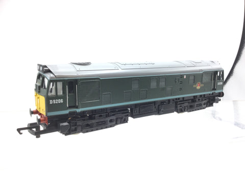 Hornby R253 OO Gauge BR Green Class 25 No D5206
