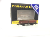 Graham Farish 377-777 N Gauge BR Bauxite (Late) 12t Pipe Wagon (WEATHERED)