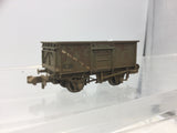 Graham Farish 377-227B N Gauge BR Grey 16T Steel Mineral Wagon B80285 Weathered