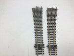 Peco OO Gauge Medium Radius Insulfrog Points x2 (Weathered)